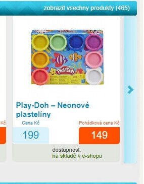 Play-Doh - Neonové plasteliny