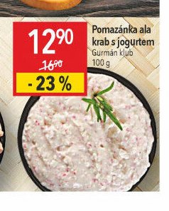 Pomazánka ala krab s jogurtem