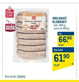 Grilovací klobásky