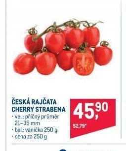 ČESKÁ RAJČATA CHERRY STRABENA
