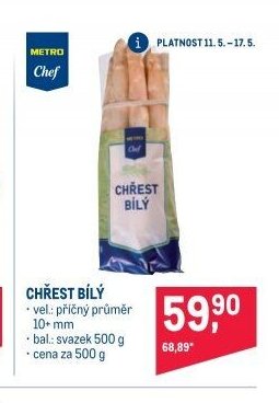 CHŘEST BÍLÝ