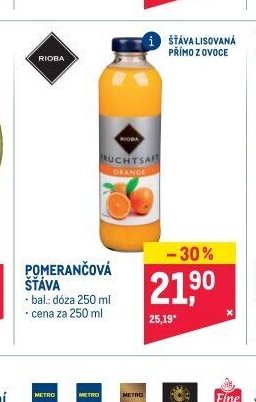 POMERANČOVÁ ŠŤÁVA