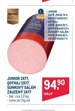 JUNIOR 1977, GOTHAJ 1977, ŠUNKOVÝ SALÁM ZAUZENÝ 1977