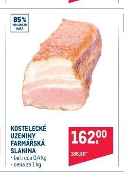 KOSTELECKÉ UZENINY FARMÁŘSKÁ SLANINA