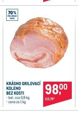 KRÁSNO GRILOVACÍ KOLENO BEZ KOSTI