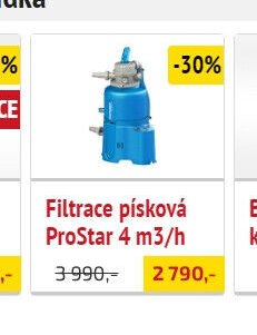 Filtrace písková ProStar 4 m3/h - UNI HOBBY akcniletaky.com