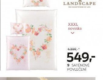 9 saténové povlečení