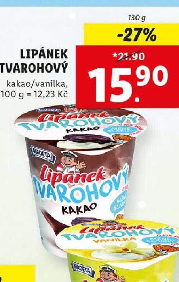 Lipánek tvarohový kakao