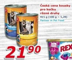 Konzerva pro kočky Česká cena