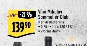 Víno Mikulov Sommelier Club