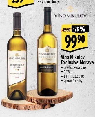 Víno Mikulov Exclusive Morava