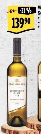 Vína Sommelier Club Víno Mikulov - přívlastková