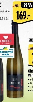 Vína Vinařství Lahofer - přívlastkové