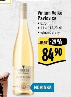 Vína Vinium Velké Pavlovice