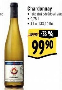 Víno Chardonnay Sommelier Collection