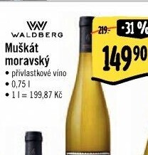 Víno Muškát moravský Sommelier Collection - přívlastkové