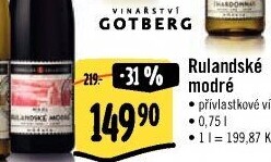 Víno Rulandské modré Sommelier Collection - přívlastkové