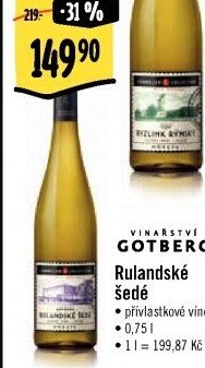 Víno Rulandské šedé Sommelier Collection - přívlastkové