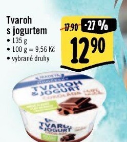 Dezert tvaroh s jogurtem jihočeský Madeta