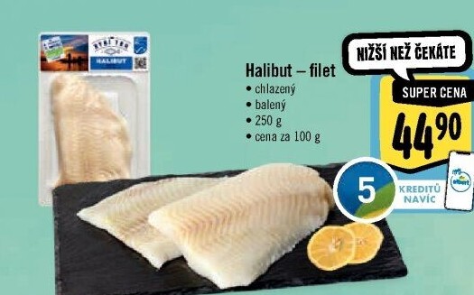 Halibut filety Albert