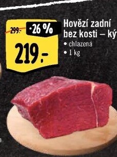 Hovězí kýta zadní bez kosti