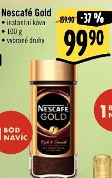Instantní kávy Nescafé Gold