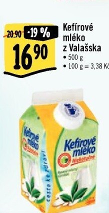 Kefírové mléko neochucené Mlékárna Valašské Meziříčí