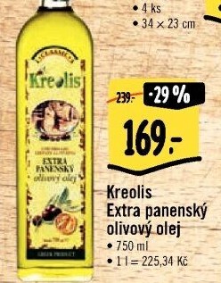 Olivový olej extra panenský Kreolis