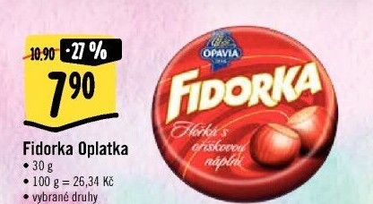 Oplatky Fidorka Opavia