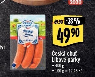 Párky libové Česká chuť