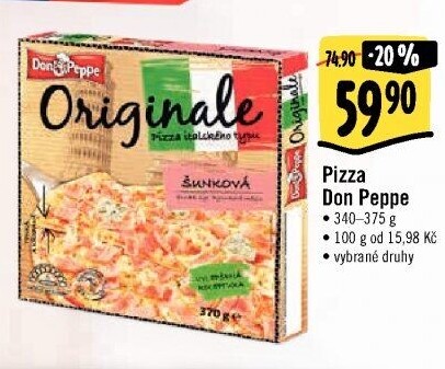 Pizza mražená Don Peppe