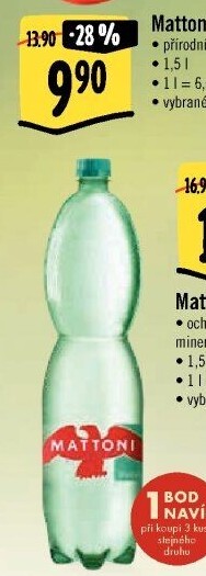 Přírodní voda Mattoni