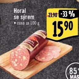 Salám Horal se sýrem Krásno