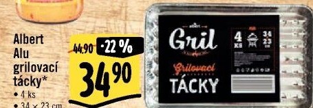 Tácky grilovací Albert Gril