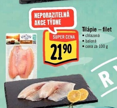 Tilápie nilská filety Albert