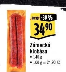 Zámecká klobása