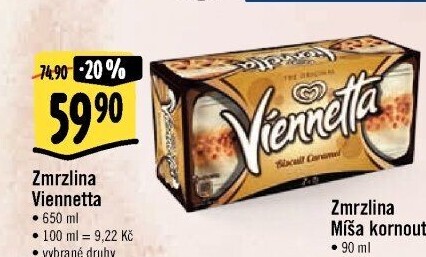 Zmrzlinová roláda Viennetta Algida