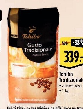 Zrnková káva Tradizionale Tchibo