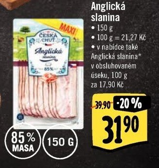 Česká chuť Anglická slanina
