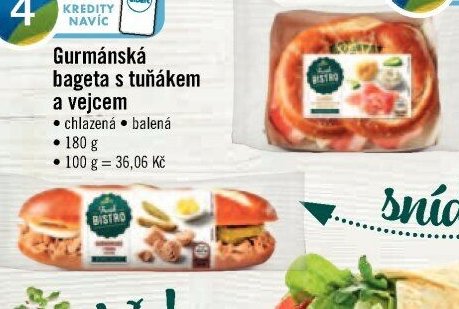 Gurmánská bageta s tuňákem a vejcem