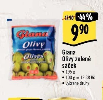 Giana Olivy zelené sáček