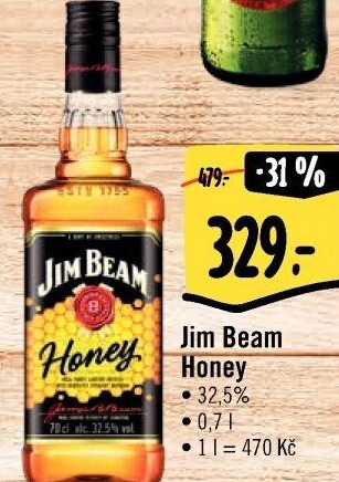 Bourbon Honey Jim Beam