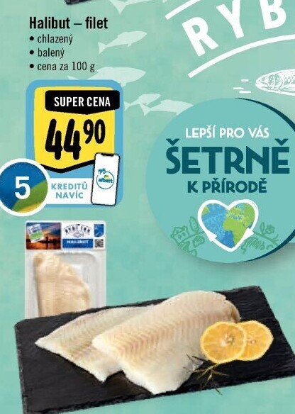 Halibut filety Albert