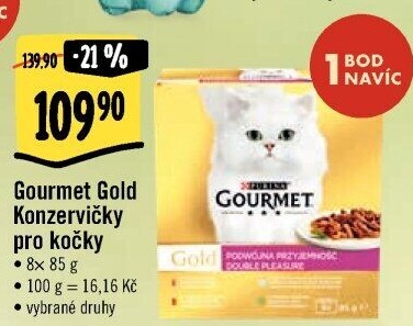 Konzerva pro kočky Gold Gourmet Purina