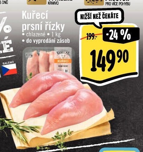 Kuřecí prsní řízky Albert