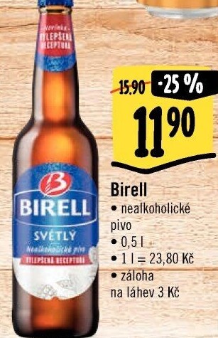 Nealkoholické pivo Birell