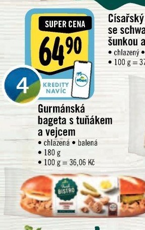 Obložená bageta Albert Fresh Bistro