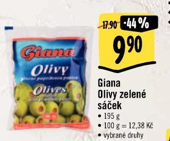 Olivy zelené Giana