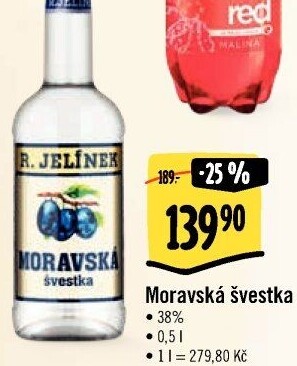 Pálenka Švestka Moravská Rudolf Jelínek