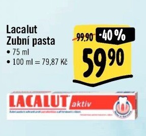 Pasty na zuby Lacalut